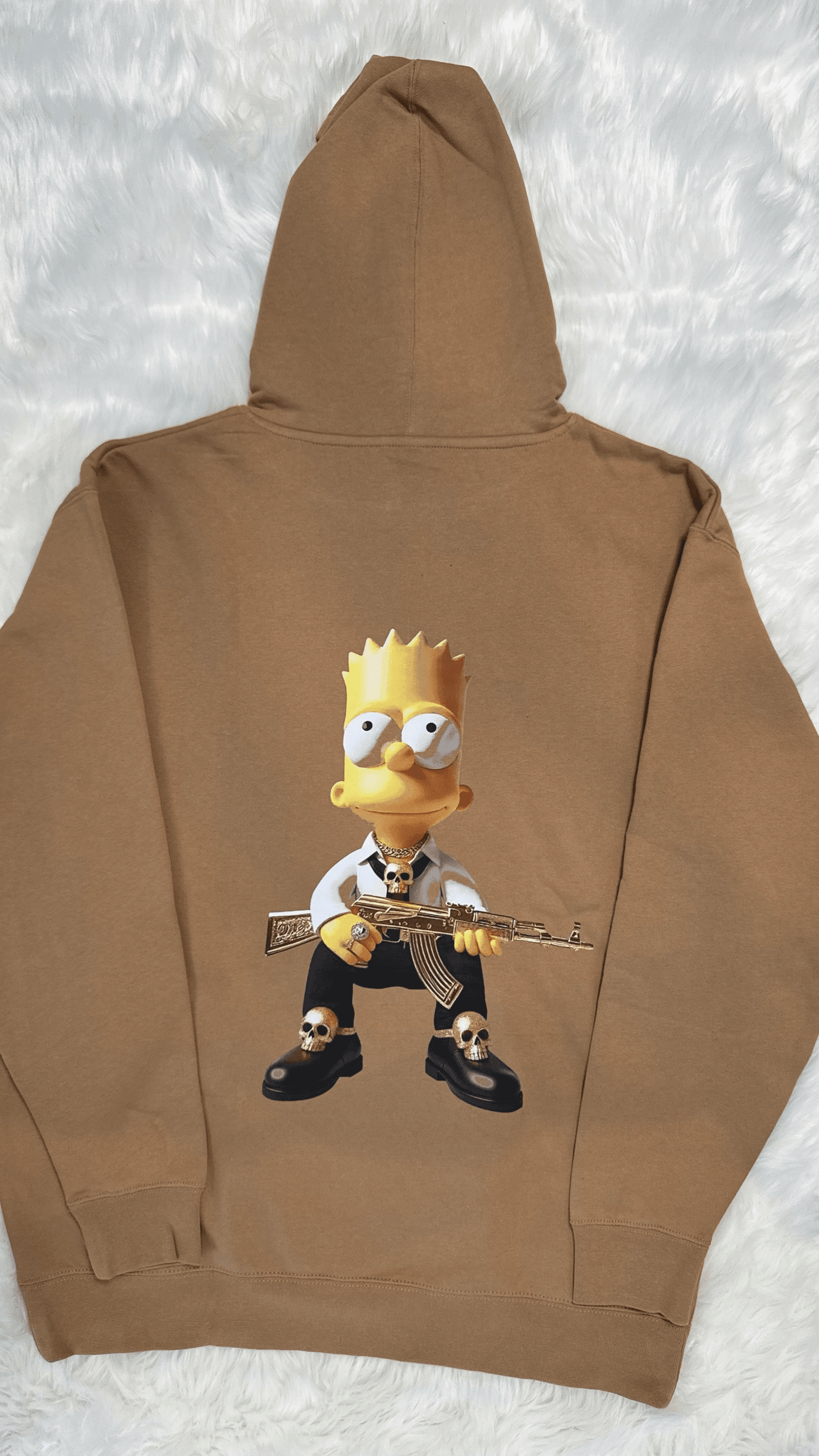 Gold AK Bart Hoodie — Tan